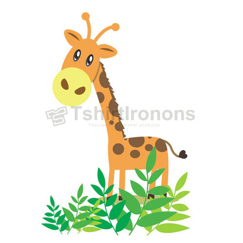 Giraffe T-shirts Iron On Transfers N8102 - Click Image to Close